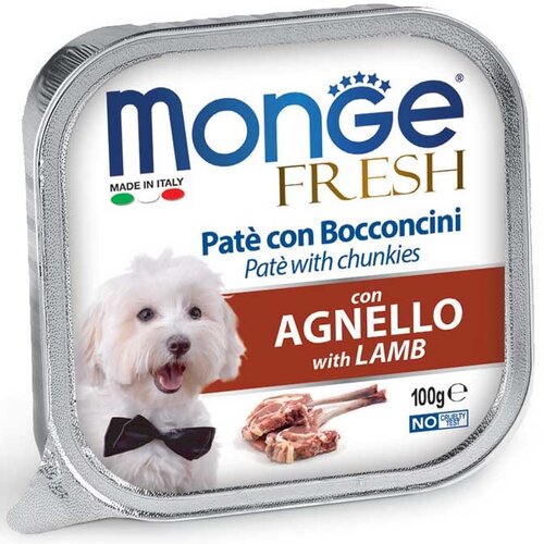 Monge Pa&amp;scaron;teta za pse sa ukusom jagnjetine, 100g Slike