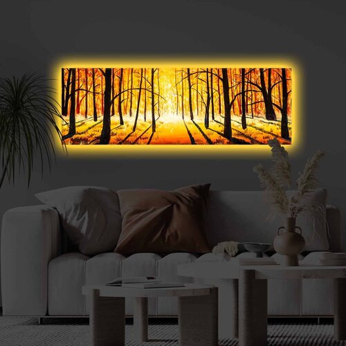 Wallity Zidna slika sa LED osvjetljenjem 3090KTLGDACT - 015, 30x90 cm Cijene