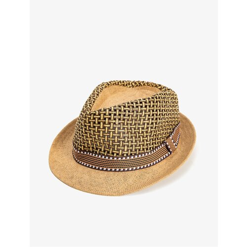 Koton Straw Fedora Hat with Stripe Detail Slike