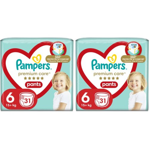 Pampers Premium Care Pants Size 6 set za dojenčke in otroke Slike