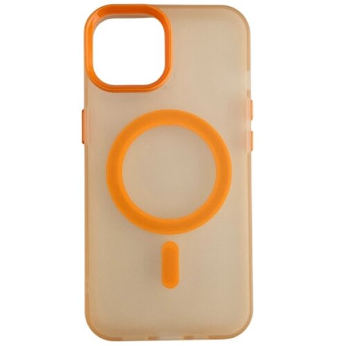  Silikonska futrola Magsafe FLURO COLOR Iphone 13/14 NARANDŽASTA Cene