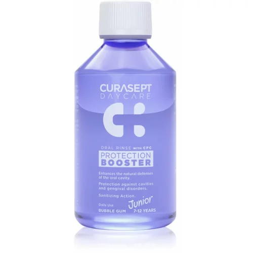 Curasept Daycare Protection Junior Booster ustna voda za otroke 7-12 years Bubble Gum 250 ml