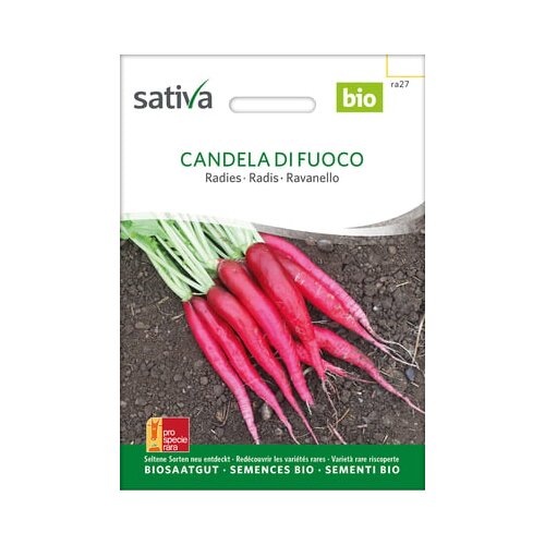Sativa Bio redkvice "Candela di Fuoco" Cene