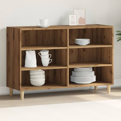 vidaXL Komoda artisan hrast 103,5x35x70 cm inženirski les Cene