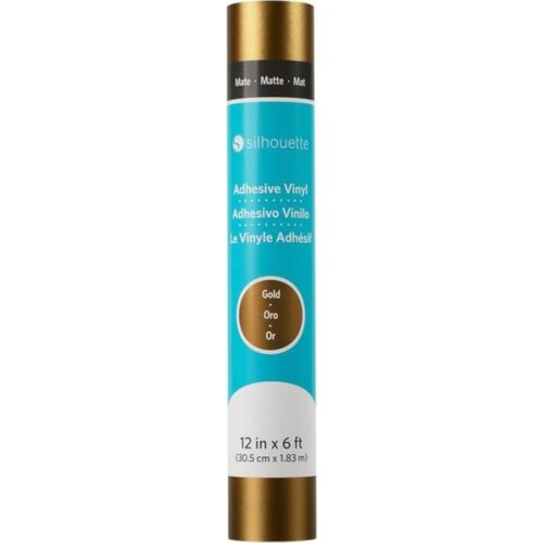 Matte Removable Vinyl - 30,5 cm x 1,8 m - Gold Slike