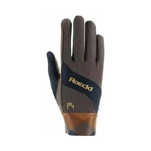 Roeckl Jahalne rokavice "MARTINGAL", dark mocha - 6.5
