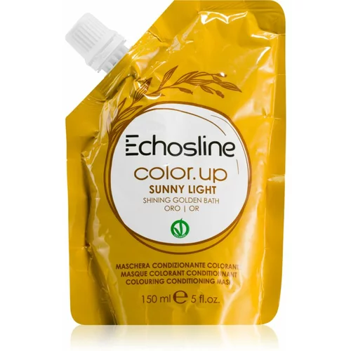 EchosLine Color Up barvna maska z hranilnim učinkom odtenek Sunny Light 150 ml