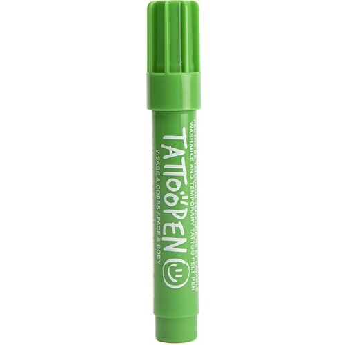 Nailmatic Tattoo Pen olovka za tetoviranje za lice i tijelo Green 1 kom Slike