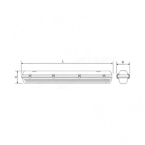 VODODIHT 1X58W BB LINK Cene