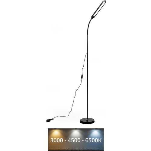  LED prigušiva stojeća lampa SIGNUS LED/10W/230V 3000/4500/6500K crna Cene