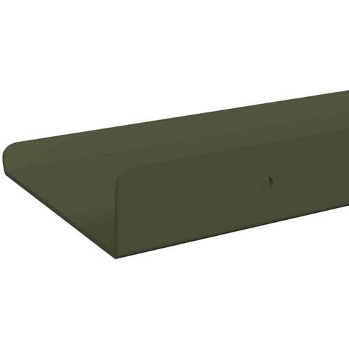  Polica na zidu Zidne 2 pcs Maslinasto zelena 40 x 9 x 2 5 cm - Maslinovo zelena 40 x 9 cm 2 Slike