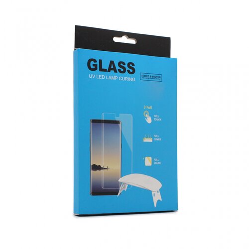 Tempered glass uv plus glue full cover + lampa za huawei P30 pro Slike
