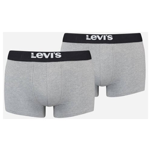 Levi&amp;#039;s Mu&amp;scaron;ke boksačice Solid Basic Trunk Organic CO 2-Pack 37149-0828 Slike