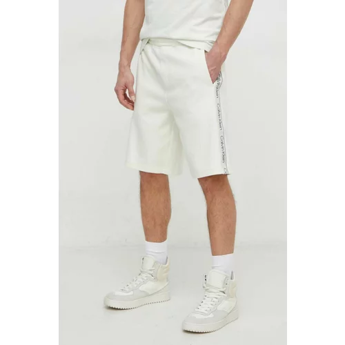 Calvin Klein Kratke hlače za muškarce, boja: bež