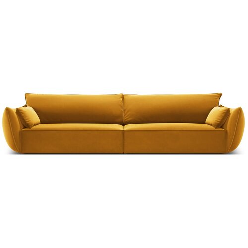 Mazzini Sofas Senf žuta bar&amp;scaron;unasta sofa 248 cm Vanda &amp;ndash; Slike