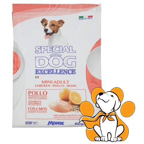 Monge Special Dog Excellence Mini Adult Chicken 800g, Hrana Za Odrasle Pse Malih Rasa Slike