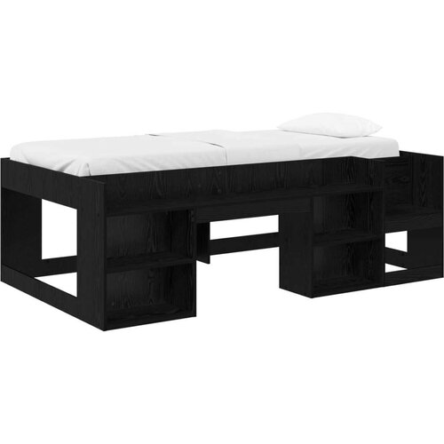  Krevet za djecu s ladicama Crni hrast 80 x 200 cm - Crni hrast 80 x 200 cm Cene