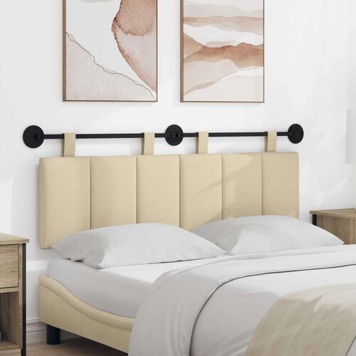  Držeće uzglavlje Zidne Prugasti Krema 150 x 55 x 5 cm tkanina - Krema 140 cm bez LED Cene