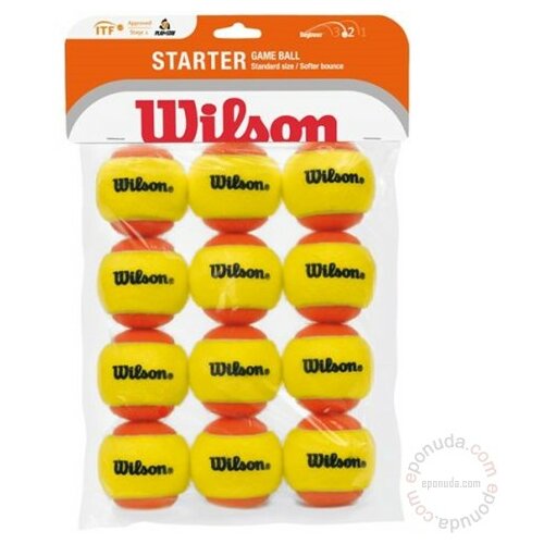 Wilson loptice za tenis STARTER GAME BALLS (12 kom) - WRT137200 Slike