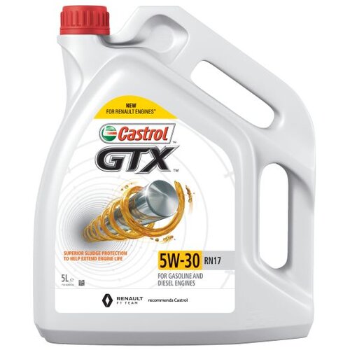 Castrol MOTORNO OLJE RENAULT GTX 5W-30 RN17 5L C3 Slike