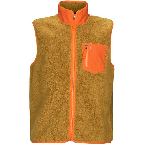 Polo Ralph Lauren FZVESTM7-SLEEVELESS-FULL ZIP Smeđa Slike