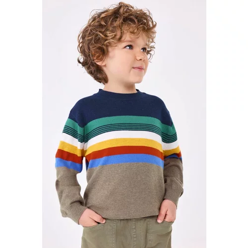 Mayoral Otroški pulover s primesjo volne bež barva