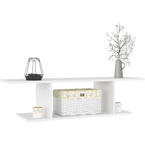  Zidni TV ormarić bijeli 103 x 30 x 26,5 cm Slike