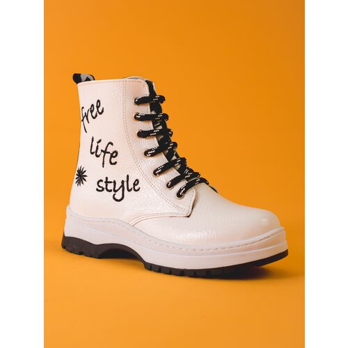 W. POTOCKI White girls&amp;#039; boots POTOCKI Slike