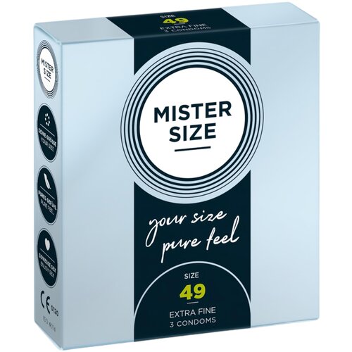 Mister Size tanki kondom - 49mm (3kom) Slike