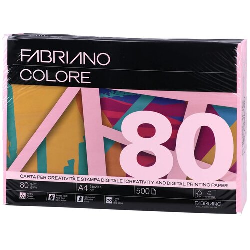 Fabriano Colore, fotokopir papir, u boji, A4, 80gr., 500 listova - odaberite boj Cene