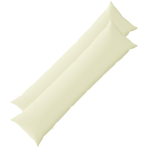  Presvlaka za jastuk 2 pcs HEERLEN Krem 40 x 145 cm Poliester Cene