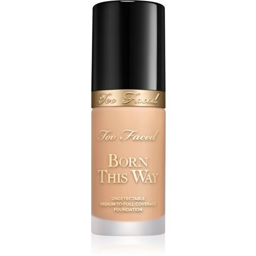 Too Faced Born This Way Original Foundation vlažilni tekoči puder odtenek Warm Nude 30 ml Slike