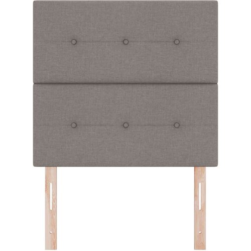  Naslon za glavu s dugmićima taupe 80 cm tkanina Slike