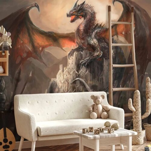  Foto tapeta - Dragon castle 150x105 Vodootporna Cijene