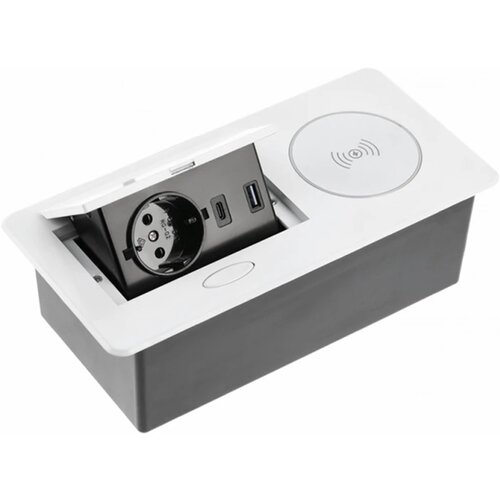 Gtv utičnica ugradna avaro plus 1xkonektor usb a+c. wifi punjač 1.5m Slike