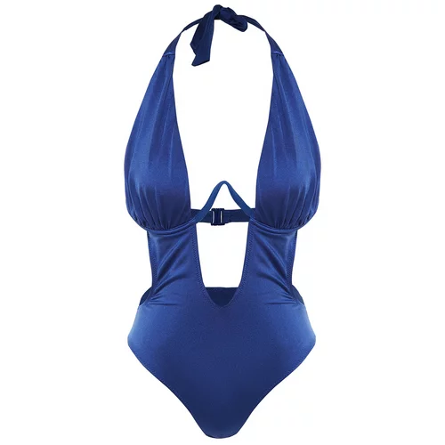 Trendyol Navy Blue Inverted Underwire Swimsuit