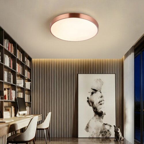  Immax NEO 07321L-LED stropna svetiljka NEO LITE SEMPLICI, prigu&amp;scaron;iva, 36 W / 230 V, prečnik 40 cm, bakarna, s daljinskim upravljačem Slike