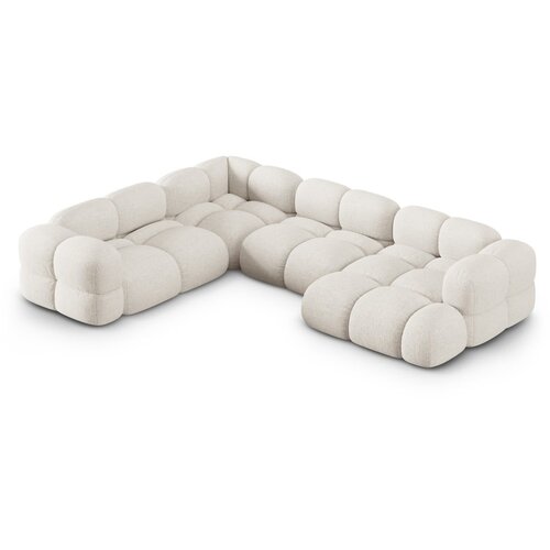 Cosmopolitan Design Bež kotna sedežna garnitura (levi kot/v obliki črke &amp;quot;U&amp;quot;) Loretto &amp;ndash; Slike