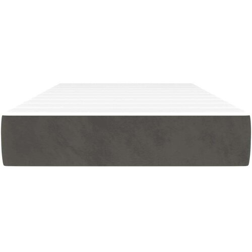 VidaXL Madrac s oprugama tamnosivi 100x210x20 cm bar&amp;scaron;unasti Slike