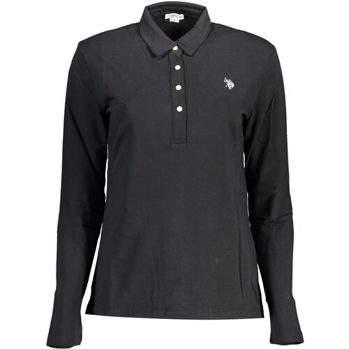 U.S. Polo Assn. US POLO BLACK WOMEN&amp;amp;#39;S LONG SLEEVED POLO SHIRT Slike