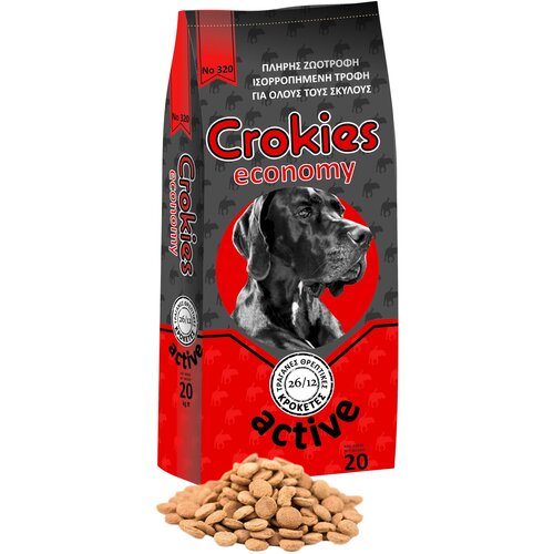 CROKIES hrana za pse 20kg Active Cene
