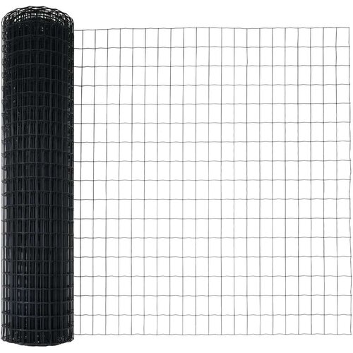 VidaXL Euro ograda Siva 1.2x10 m Čelik Slike