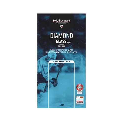 Myscreen protector my screen protector full glue za&amp;scaron;čitno kaljeno steklo samsung galaxy s20 fe g780 - diamond glass edge full glue - črn Slike