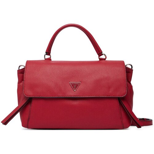 Guess Ročne torbice Devon Top Handle Flap Rdeča Slike