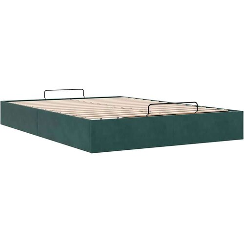 VidaXL Otomanski okvir kreveta bez madraca 140x200 cm bar&amp;scaron;unasti Slike