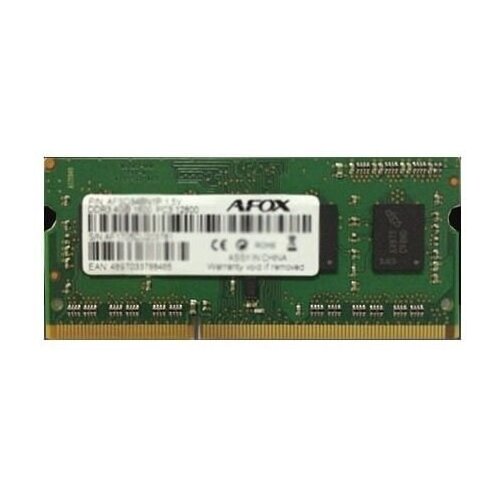 Afox SO-DIMM DDR3 8GB memory module 1600 MHz LV 1,35V Slike