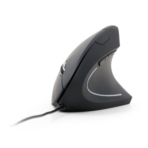Gembird ergonomska miška 3200 dpi črne 6 gumbi, (20833370) Cene