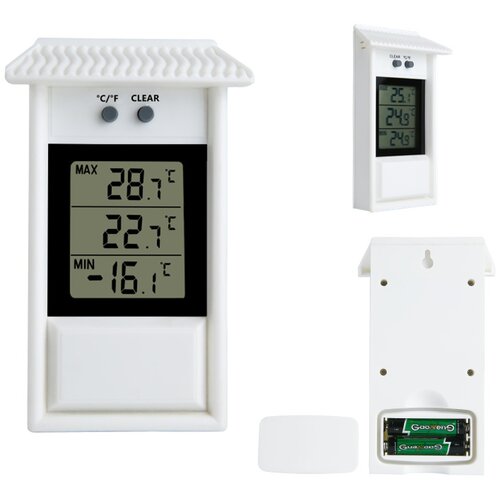 INF merilnik temperature za zunanjo pokrajino elektronski merilnik temperature white, (21278360) Slike