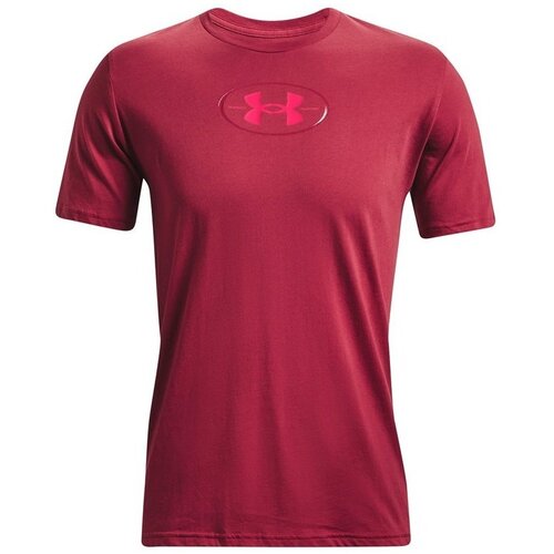 Under Armour Majice s kratkimi rokavi Armour Repeat Rdeča Cene