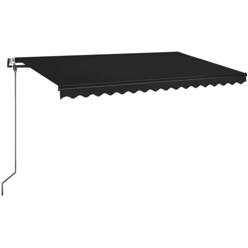  Automatska tenda sa senzorom za vjetar LED 450x350 cm antracit Slike